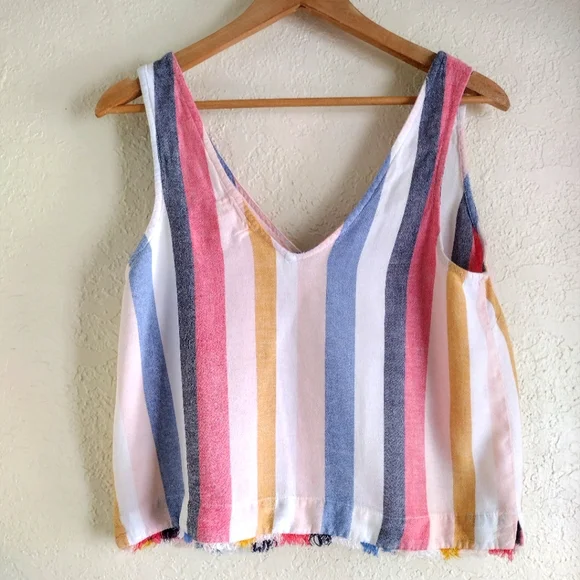Bella Dahl Sleeveless Striped Blouse - Picture 6 of 6